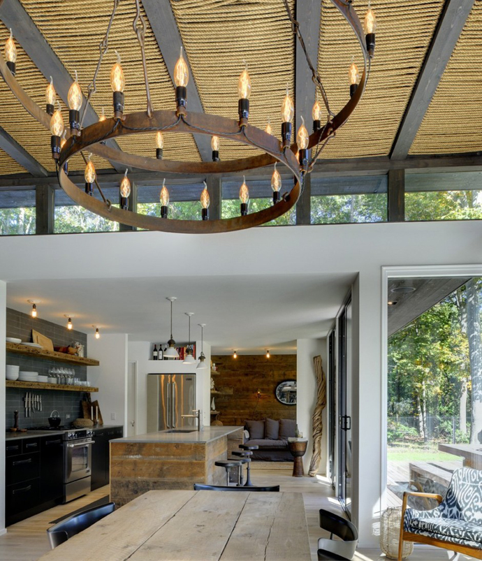 Robins Way House A Weekend Retreat for an Interior Designer and a DJ by Bates Masi Architects