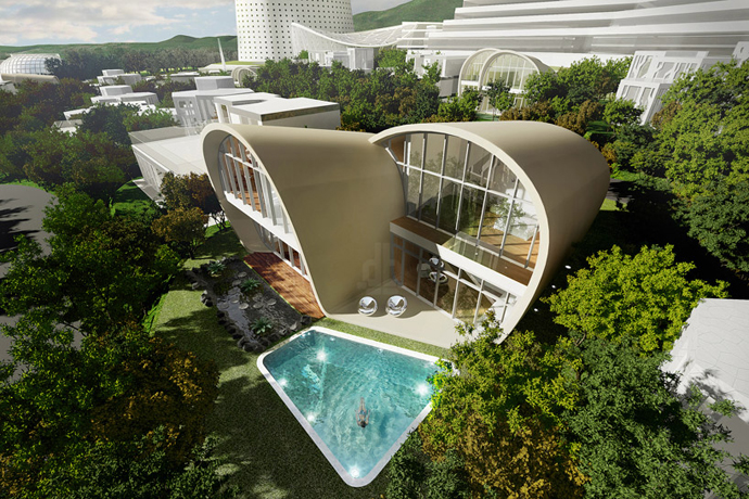 High end Residence by Planning Korea