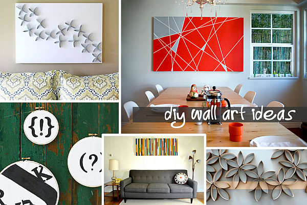 25 DIY Easy And Impressive Wall Art Ideas - ArchitectureArtDesigns.