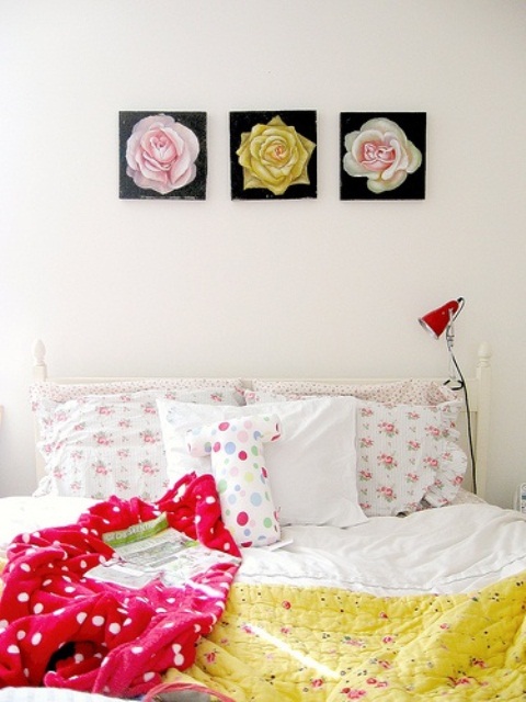 43 Spring Inspired Fresh And Colorful Bedroom Designs | interior design childs room bedroom  | spring design product design interior design design decor bedroom 