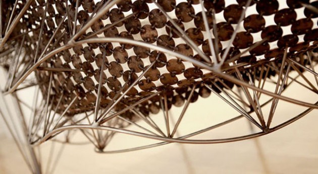 Creative Furniture made out of Recycled Coins