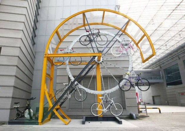 20 Funny and Unusual Bike Racks Designs
