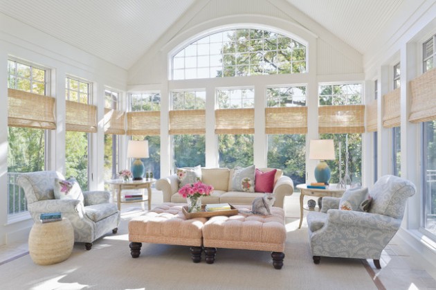 38 Modern Sunrooms with Simple Elegance and Modern Style