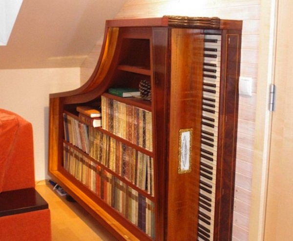 26 DIY Inventive Ideas how to Repurpose Old Pianos