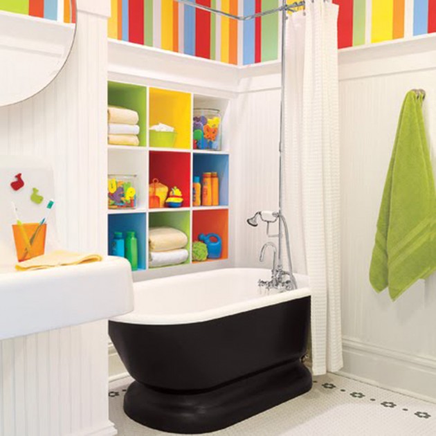 30 colorful and fun kids bathroom ideas
