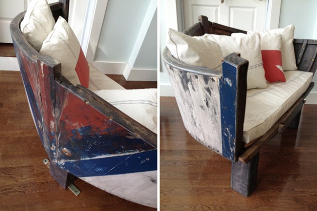 We present you 13 repurposed boats ideas for your beach house or your 