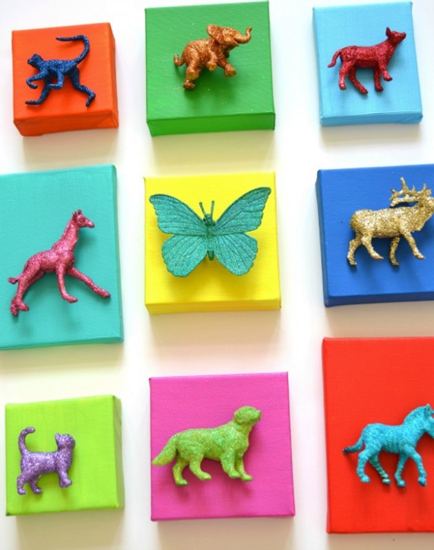 25 Cute DIY Wall Art Ideas for Kids Room - ArchitectureArtDesigns.
