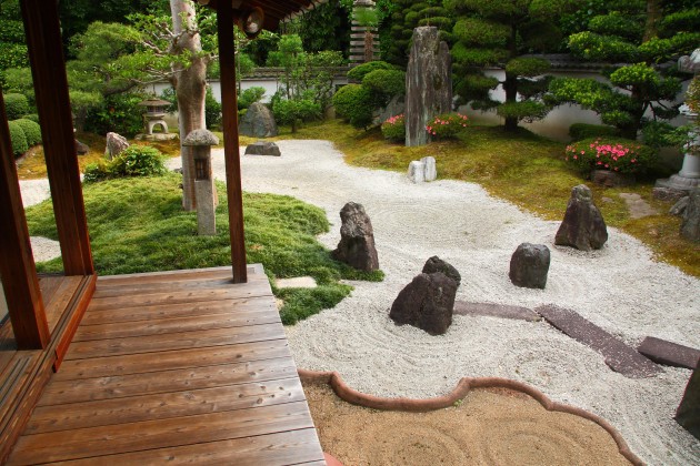 Jardin sec japonais