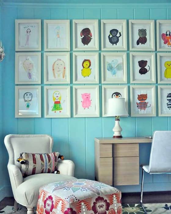 25 Cute DIY Wall Art Ideas for Kids Room