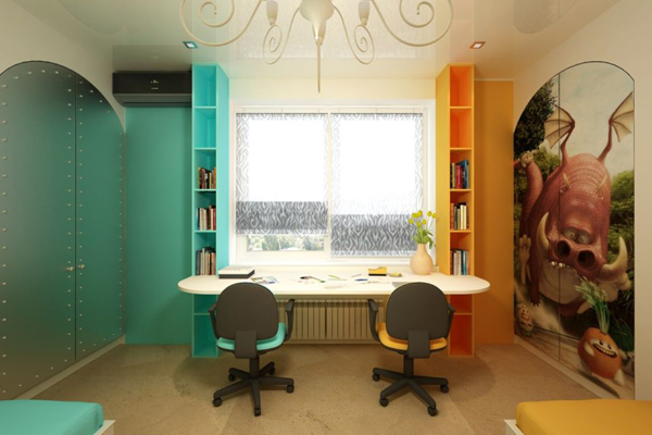 22 Colorful and Inspirational Kids Room Desks for Studying and Entertainment