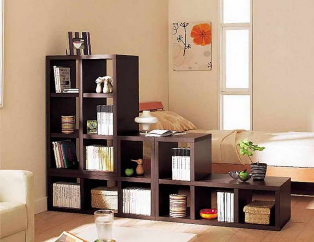 20 Great Ideas for Partition with Shelves 