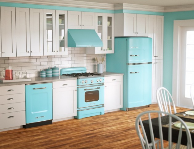 25 lovely retro kitchen design ideas