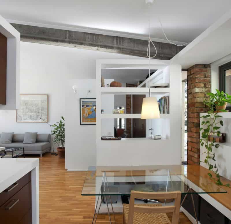 20 Great Ideas for Partition with Shelves