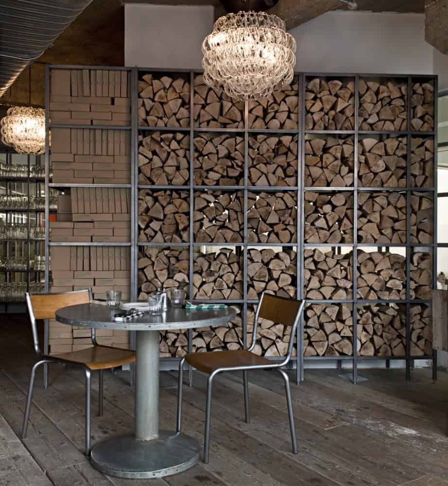26 Impressive Wood Log Wall ideas