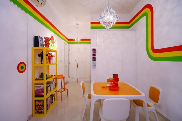 The Rainbow House Delightful Masterpiece Designed by Moderne