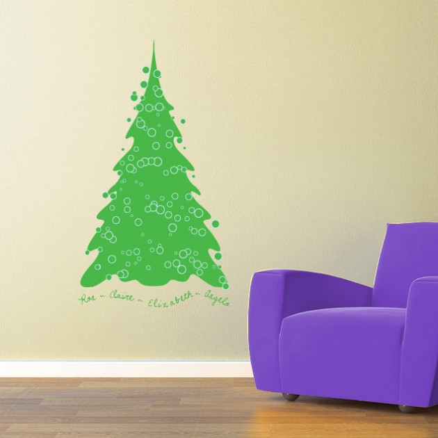 20 Creative Christmas Decorating Ideas with Decals ...