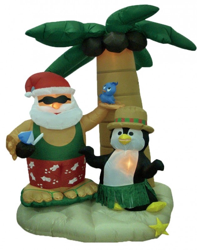 21 Funny Inflatable Christmas Decorations - Architecture Art Designs