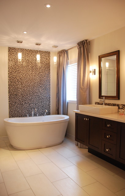 25 charming glass mosaic tiles design ideas for adorable bathroom