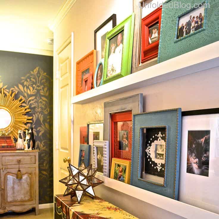 30 Beautiful Painted Vintage Picture Frames