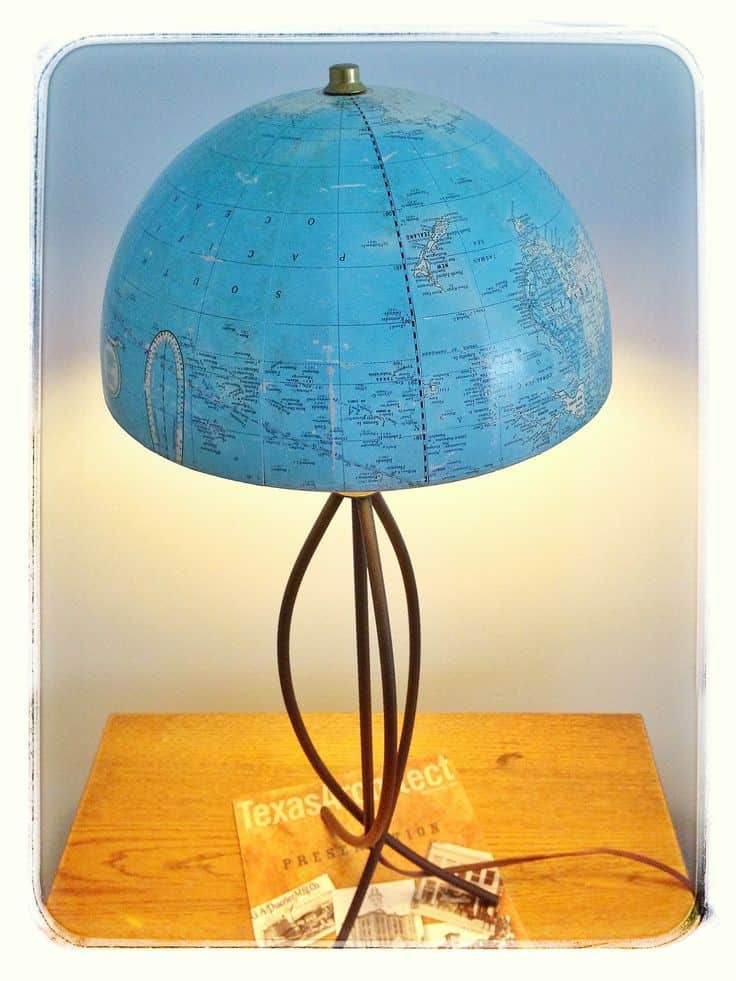 20 Creative DIY Repurposed Globe Ideas