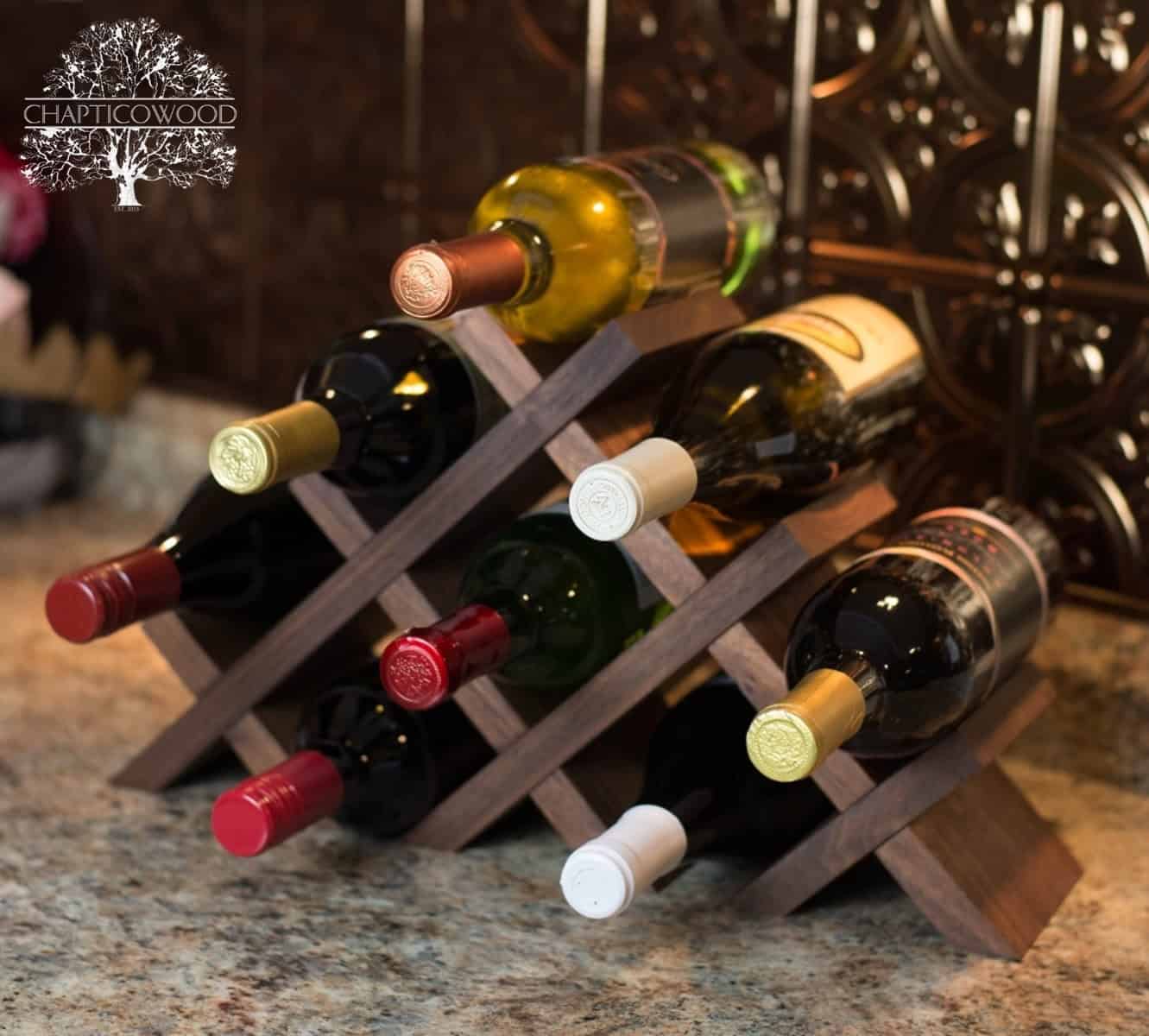 24 Unique Handmade Wine Rack Designs