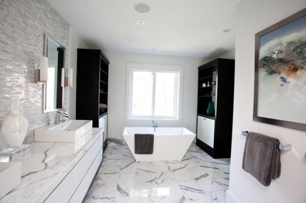 27 exquisite marble bathroom design ideas
