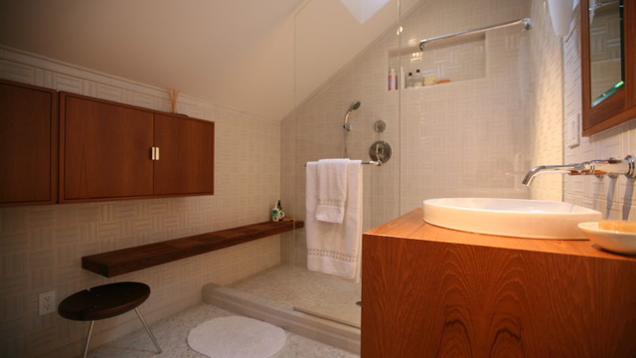 Attic Bathrooms With Sloped Ceilings Mycoffeepot Org