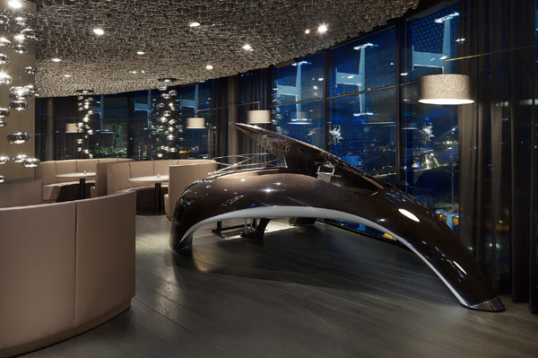Awesome Futuristic Interior Design In Circular Hotel Fletcher Hotel In