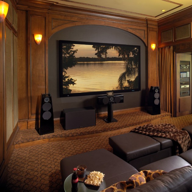 15 Professionally-Made Home Theater Designs