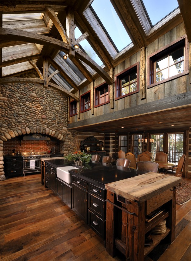 15 Warm & Cozy Rustic Kitchen Designs For Your Cabin