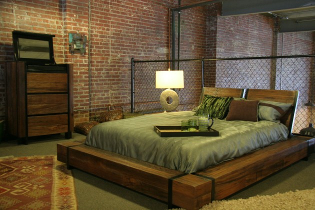 industrial bed wood bedroom modern chic platform loft bedrooms designs furniture custom sublime beds frame rustic cool thinks outside those