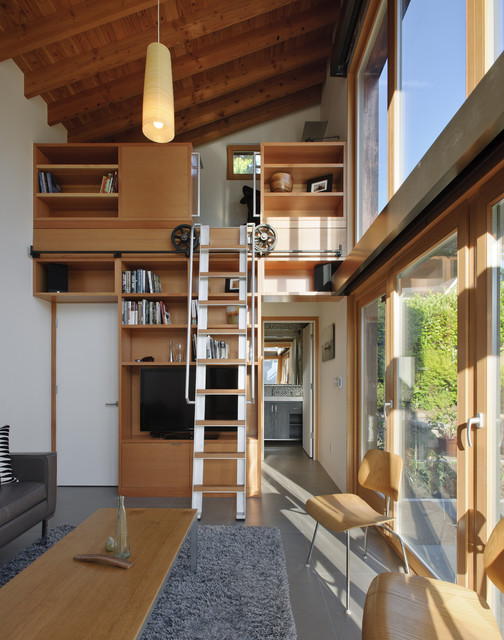 18 Functional & Beautiful Small Contemporary Loft Designs That WIll Fit ...