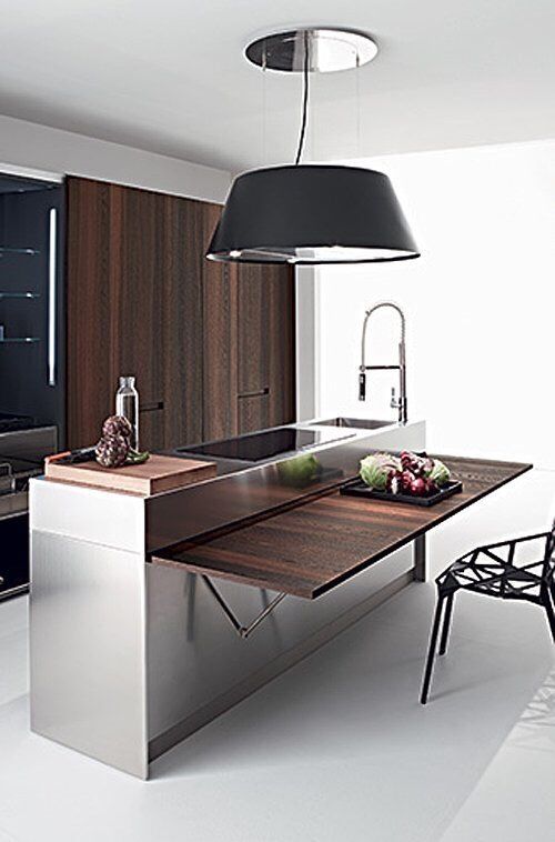 space saving furniture kitchen small practical designs most source counter breakfast