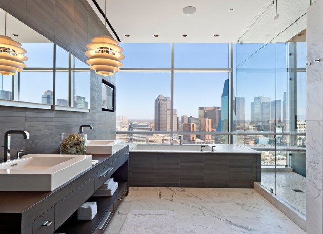 18 extravagant modern bathroom designs to update your design book with