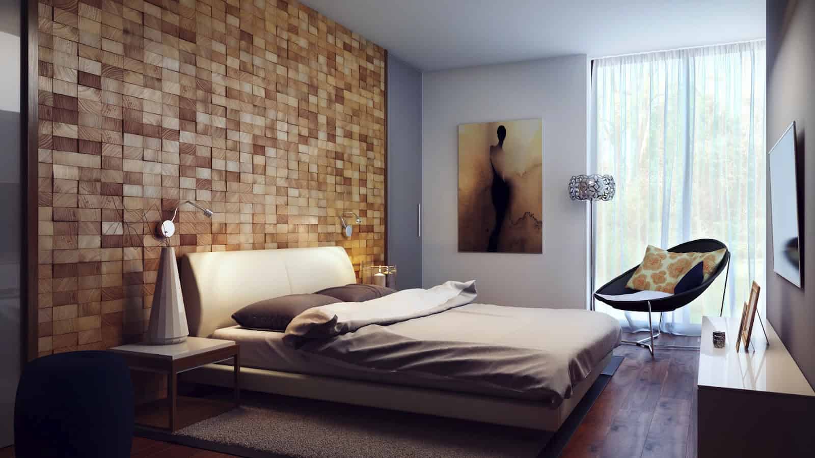 17 Wooden Bedroom Walls Design Ideas