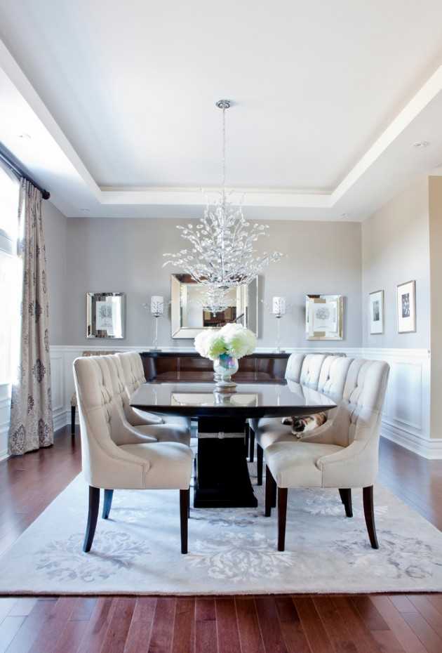 15 Terrific Transitional Dining Room Designs That Will Fit ...