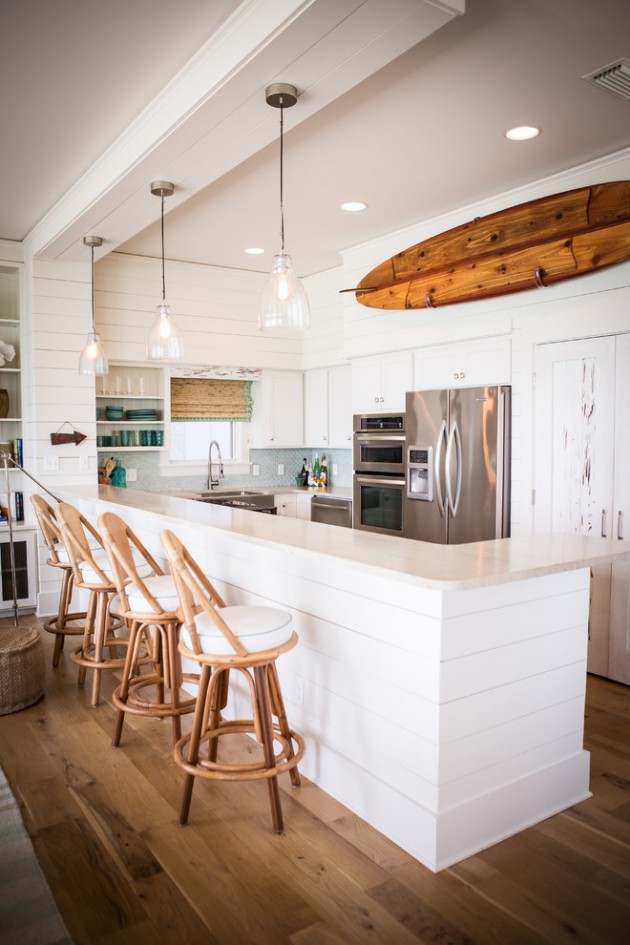 18 fantastic coastal kitchen designs for your beach house for Idee interior design