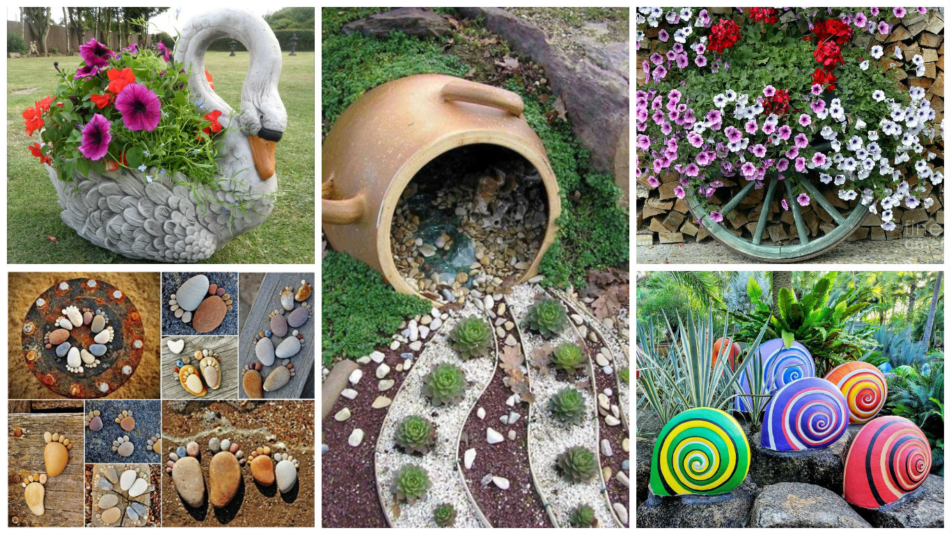 16 Magnificent DIY Garden Decorations That Will Immediately Beautify