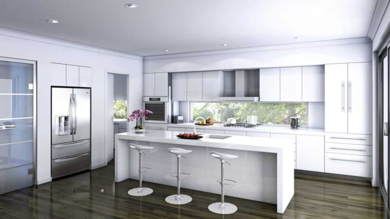 15 Classy Kitchen Designs With White Kitchen Chairs