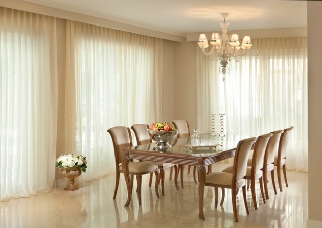 17 Remarkable Dining Room Curtains For Delightful Atmosphere