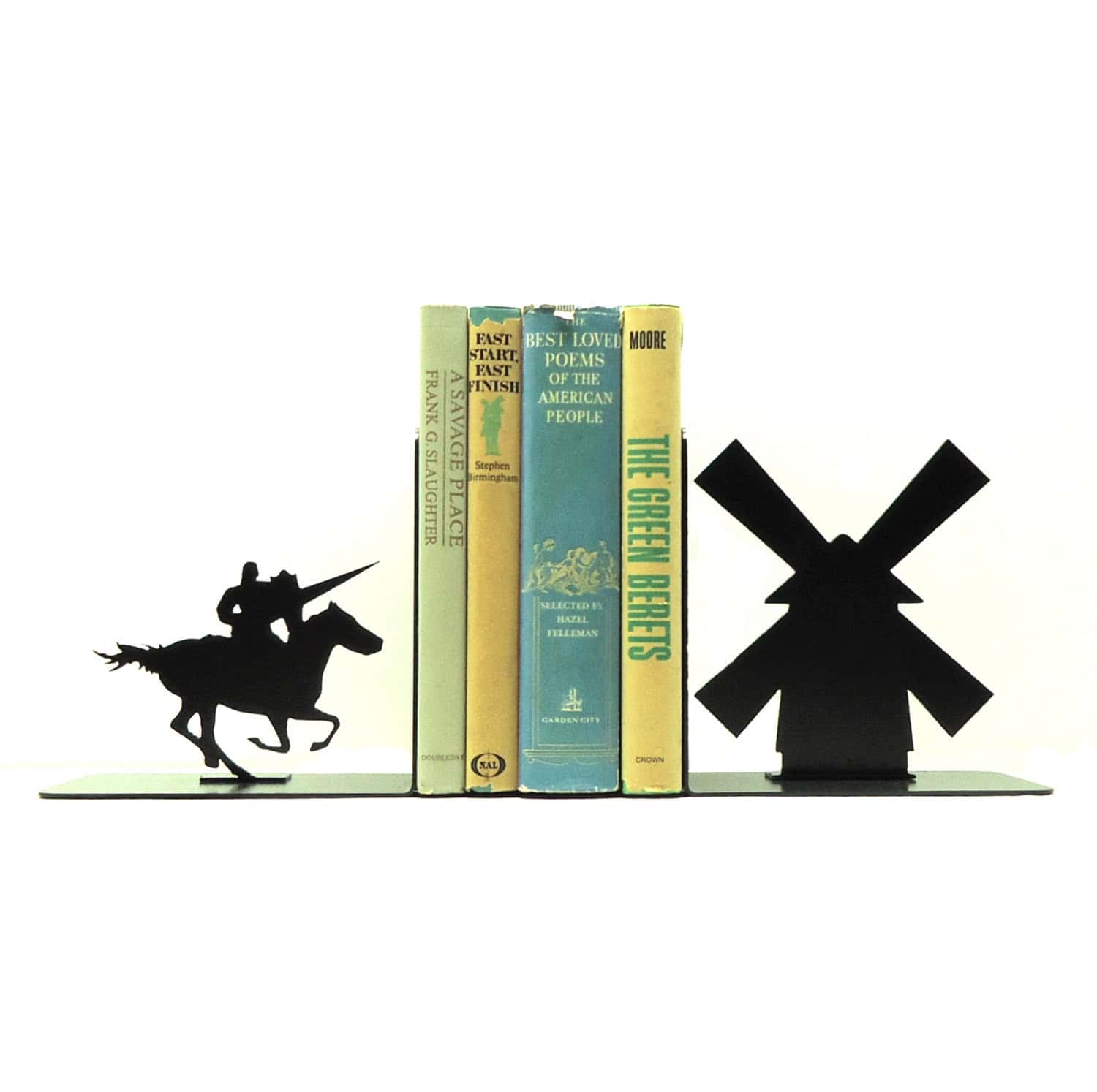 17 EyeCatching Handmade Metal Bookend Designs That Make Cute