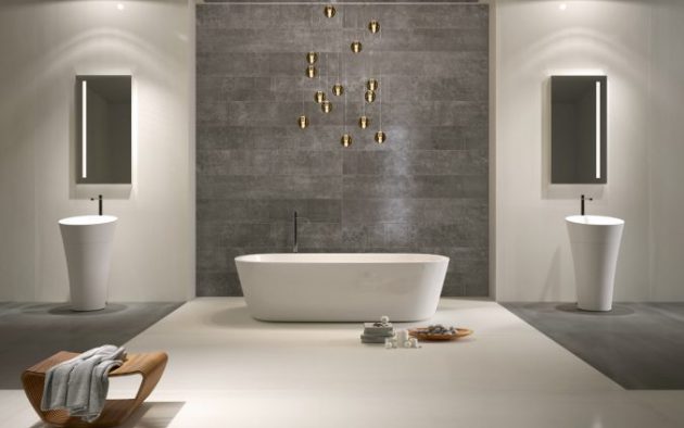 16 attractive ideas for bathroom with accent wall