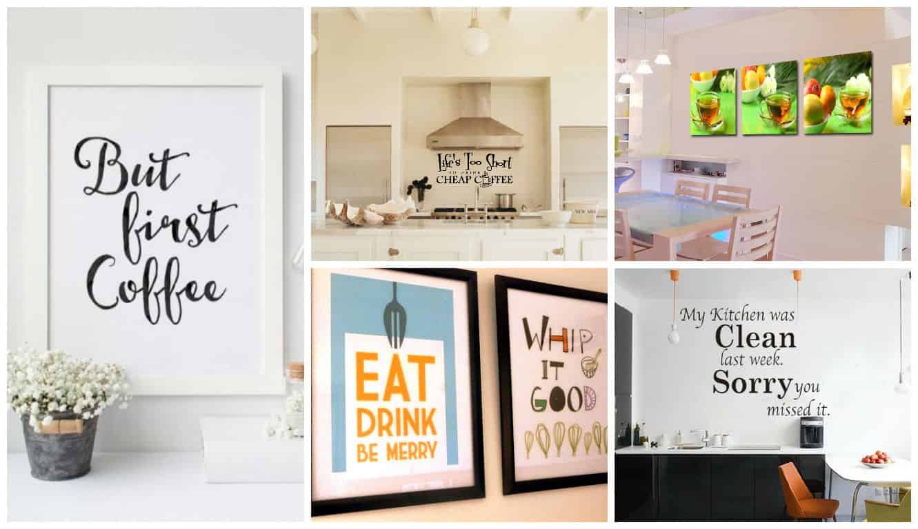 16 Wall Art Designs To Beautify Your Kitchen