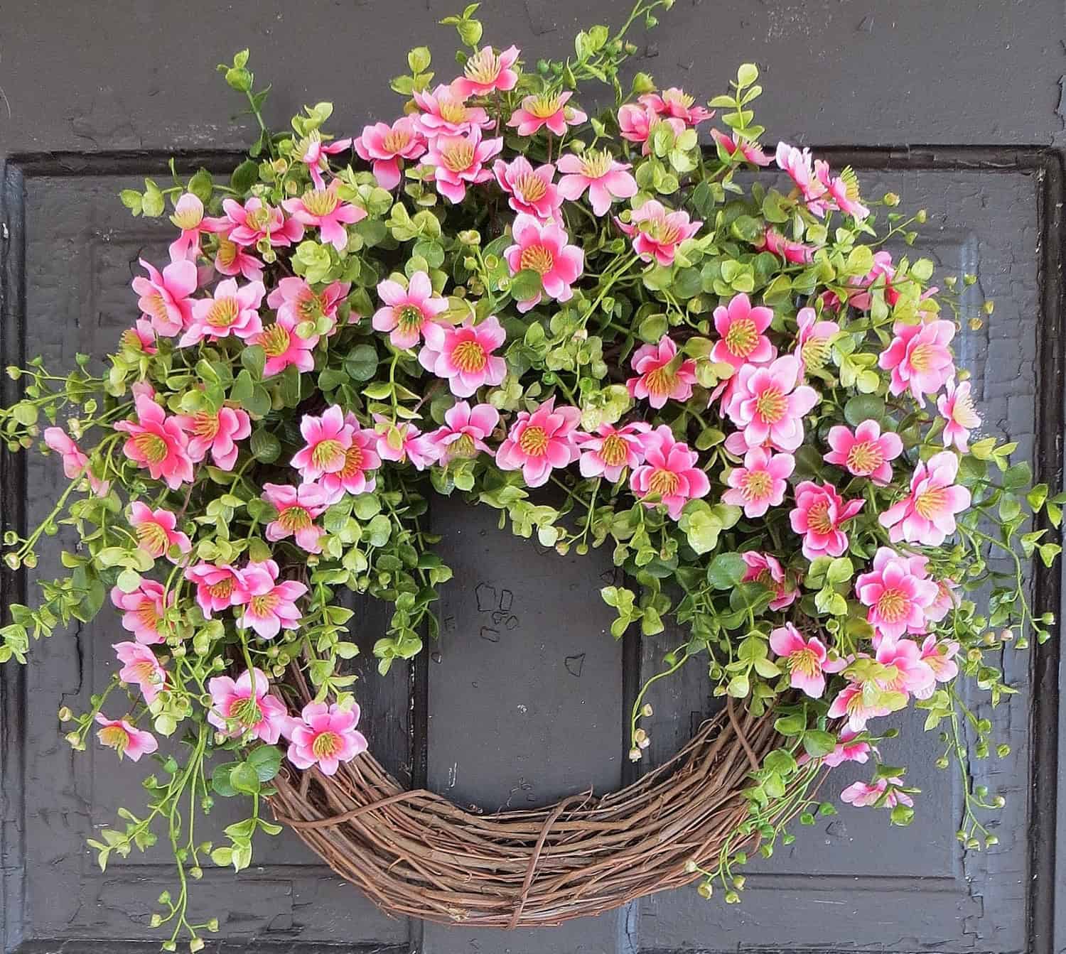 18 Whimsy Handmade Summer Wreath Designs For A Fun To Your Home