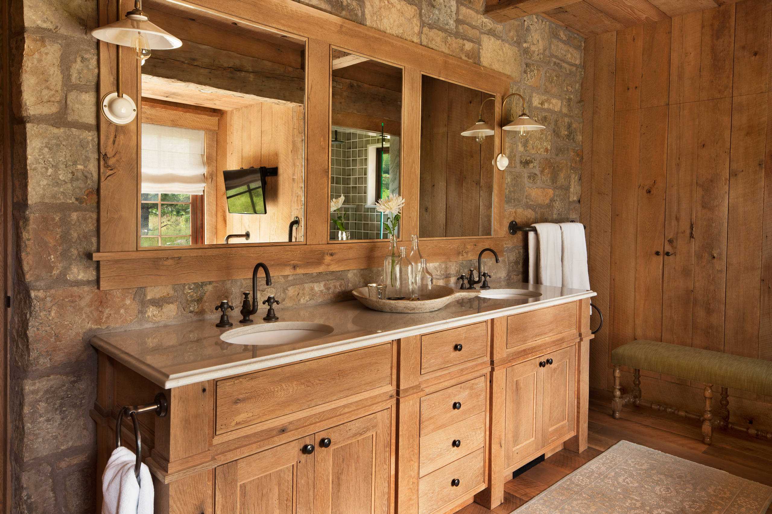 16 Fantastic Rustic Bathroom Designs That Will Take Your ...