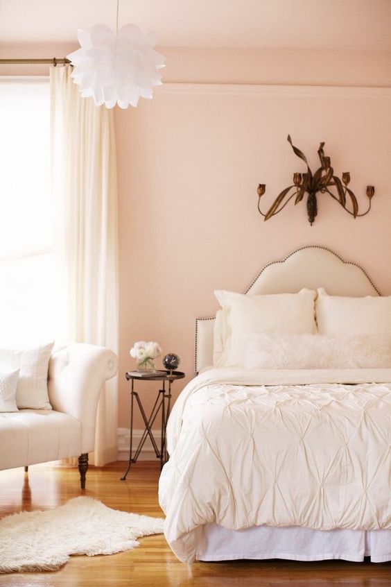 19 magnificent bedrooms designs with peach walls