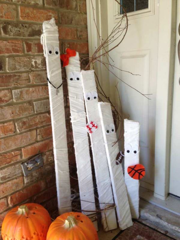 halloween decorations pallet wood diy pallets front yard wooden porch recycled decoration reclaimed items decor sign fascinating truly projects fall