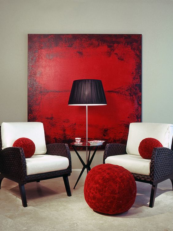 18 Outstanding Interior Designs With Red Details To Break