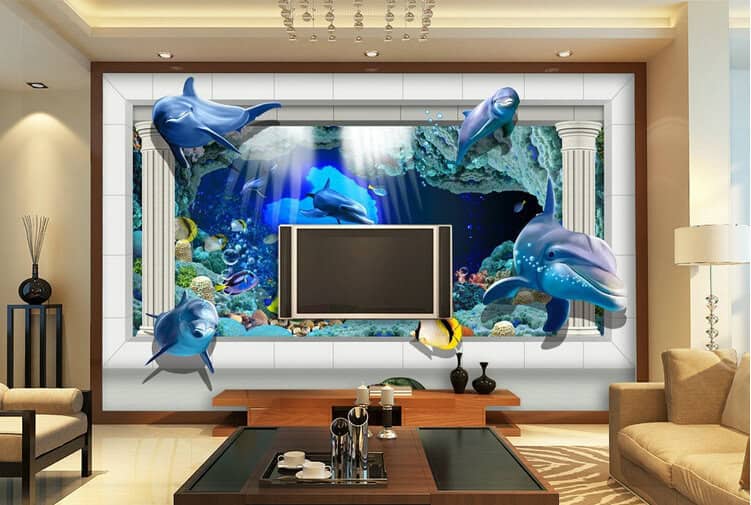 17 Fascinating 3D Wallpaper Ideas To Adorn Your Living Room