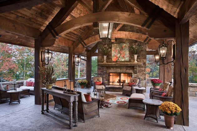 16 Magical Rustic Patio Designs That You Will Fall In Love ...